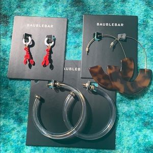 Baublebar earrings bundle